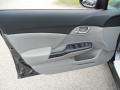 2013 Polished Metal Metallic Honda Civic LX Sedan  photo #6
