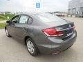 2013 Polished Metal Metallic Honda Civic LX Sedan  photo #17