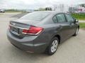 2013 Polished Metal Metallic Honda Civic LX Sedan  photo #18