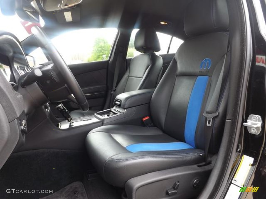 Black/Mopar Blue Interior 2011 Dodge Charger R/T Mopar '11 Photo #80946642