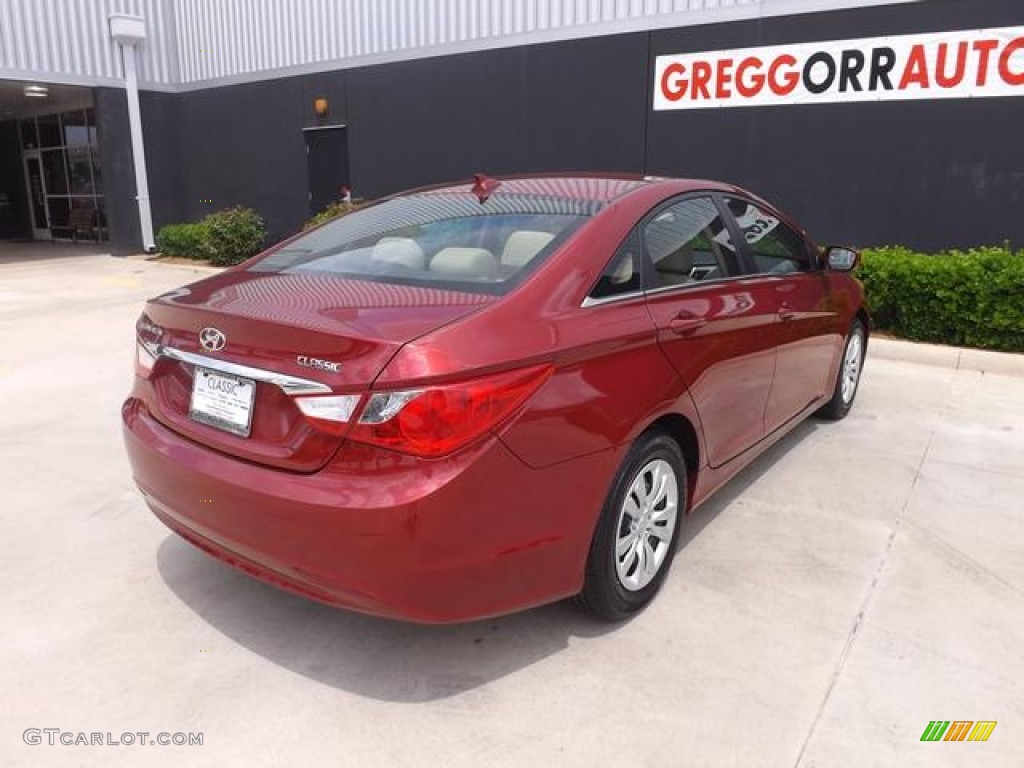 2013 Sonata GLS - Venetian Red Pearl / Camel photo #3