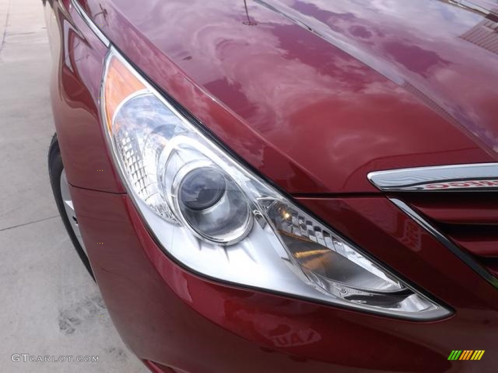 2013 Sonata GLS - Venetian Red Pearl / Camel photo #13