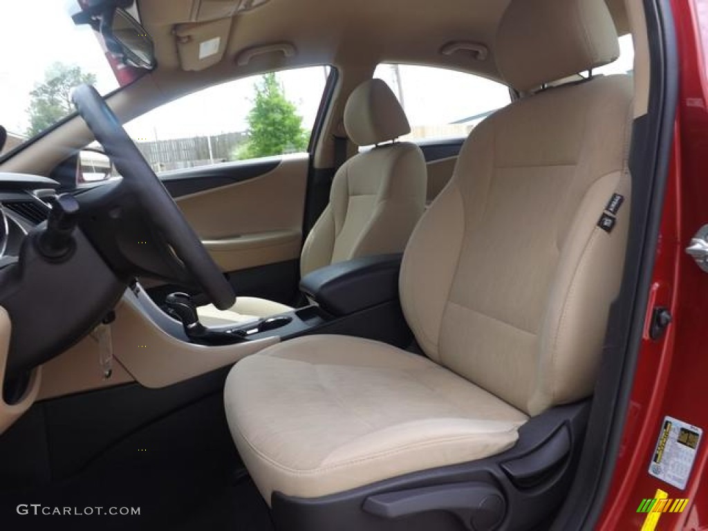 2013 Sonata GLS - Venetian Red Pearl / Camel photo #27