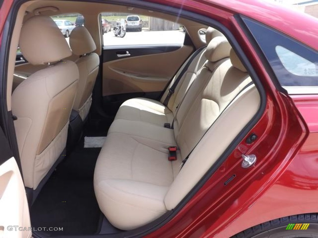 2013 Sonata GLS - Venetian Red Pearl / Camel photo #28