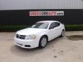 2012 Bright White Dodge Avenger SE  photo #2