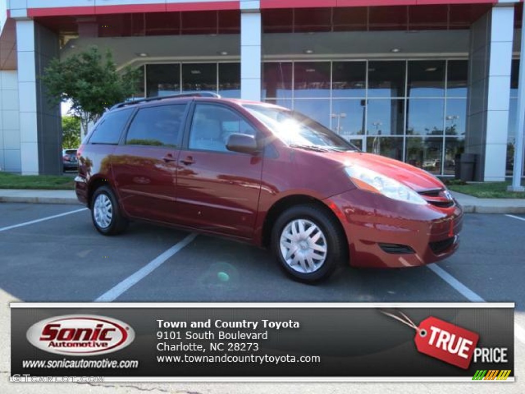 Salsa Red Pearl Toyota Sienna