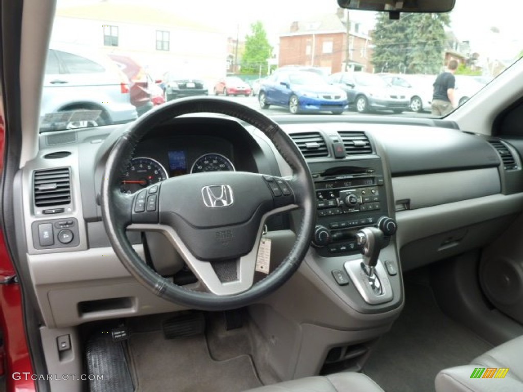 2010 CR-V EX-L AWD - Tango Red Pearl / Gray photo #6