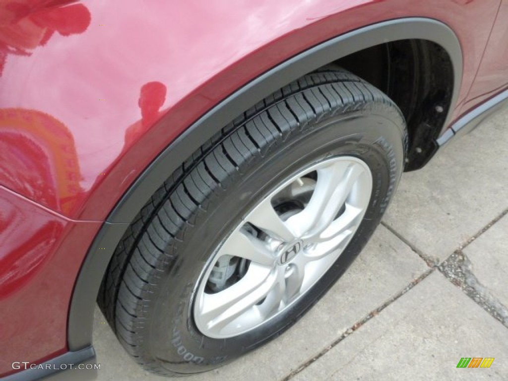 2010 CR-V EX-L AWD - Tango Red Pearl / Gray photo #8