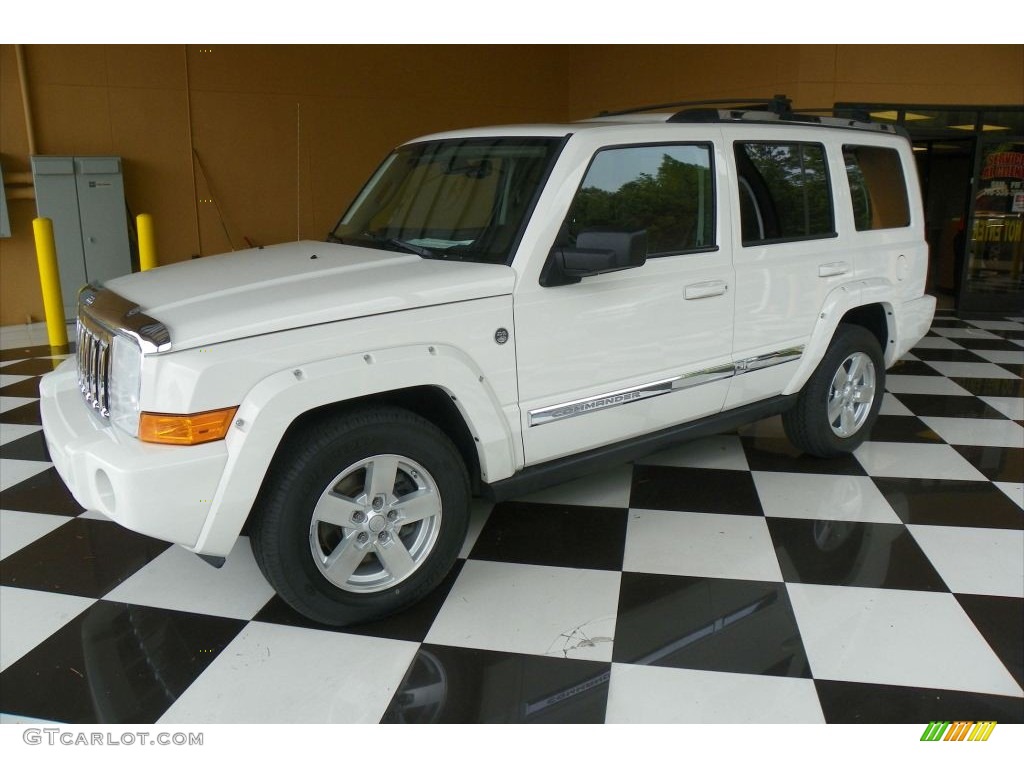 Stone White 2006 Jeep Commander Limited 4x4 Exterior Photo #80949161