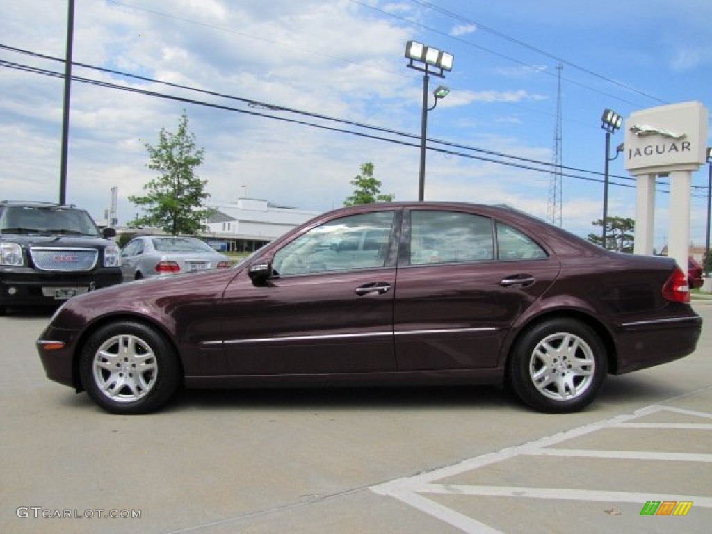 Barolo Red Metallic 2006 Mercedes-Benz E 320 CDI Sedan Exterior Photo #80949992