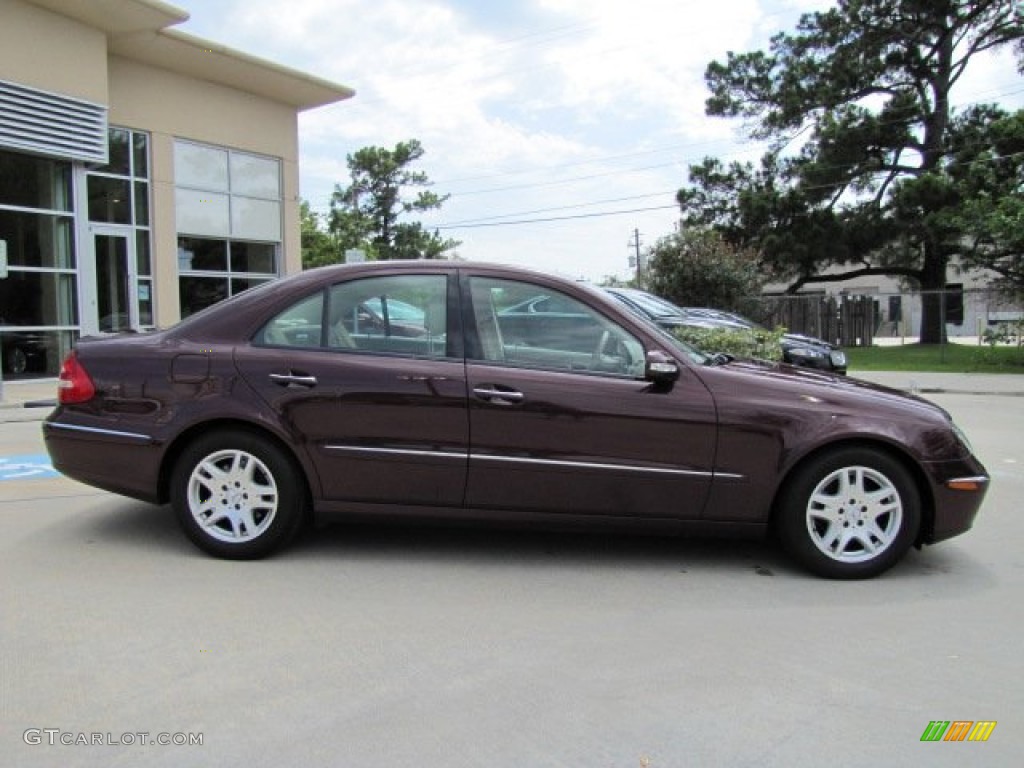 2006 E 320 CDI Sedan - Barolo Red Metallic / Stone photo #11