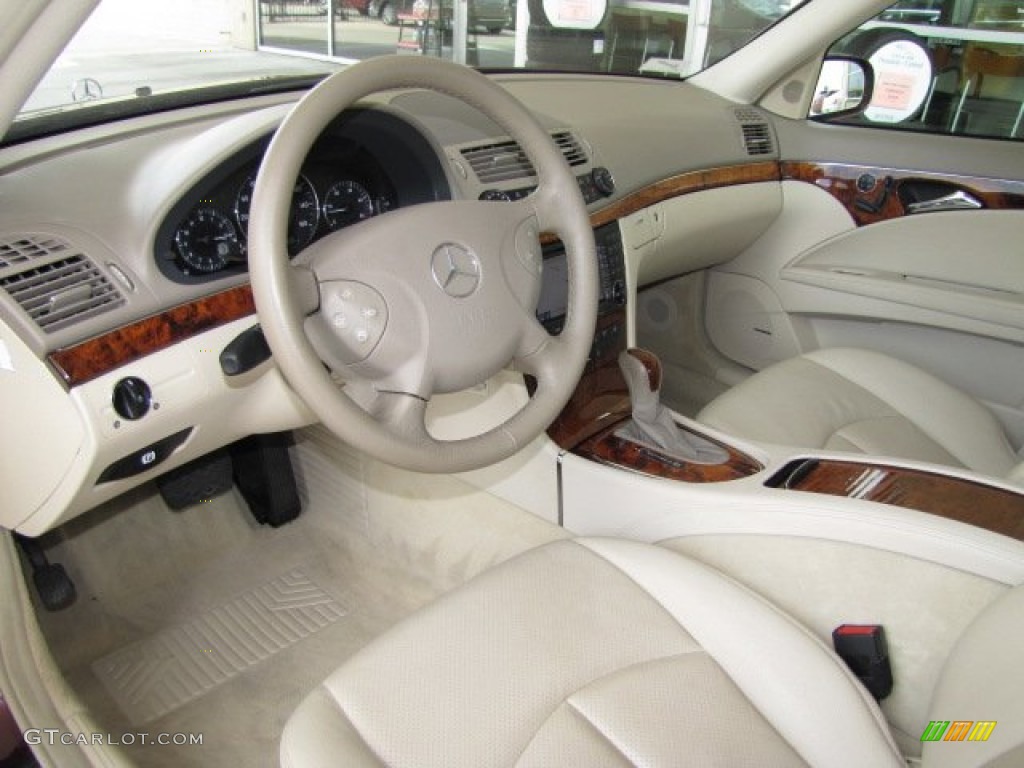 Stone Interior 2006 Mercedes-Benz E 320 CDI Sedan Photo #80950110