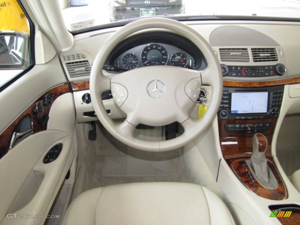 2006 Mercedes-Benz E 320 CDI Sedan Stone Dashboard Photo #80950136