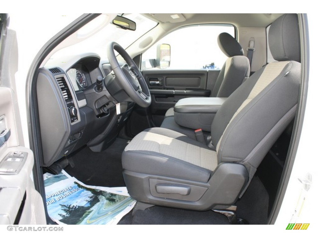 2012 Dodge Ram 3500 HD ST Regular Cab 4x4 Dually Front Seat Photo #80950758