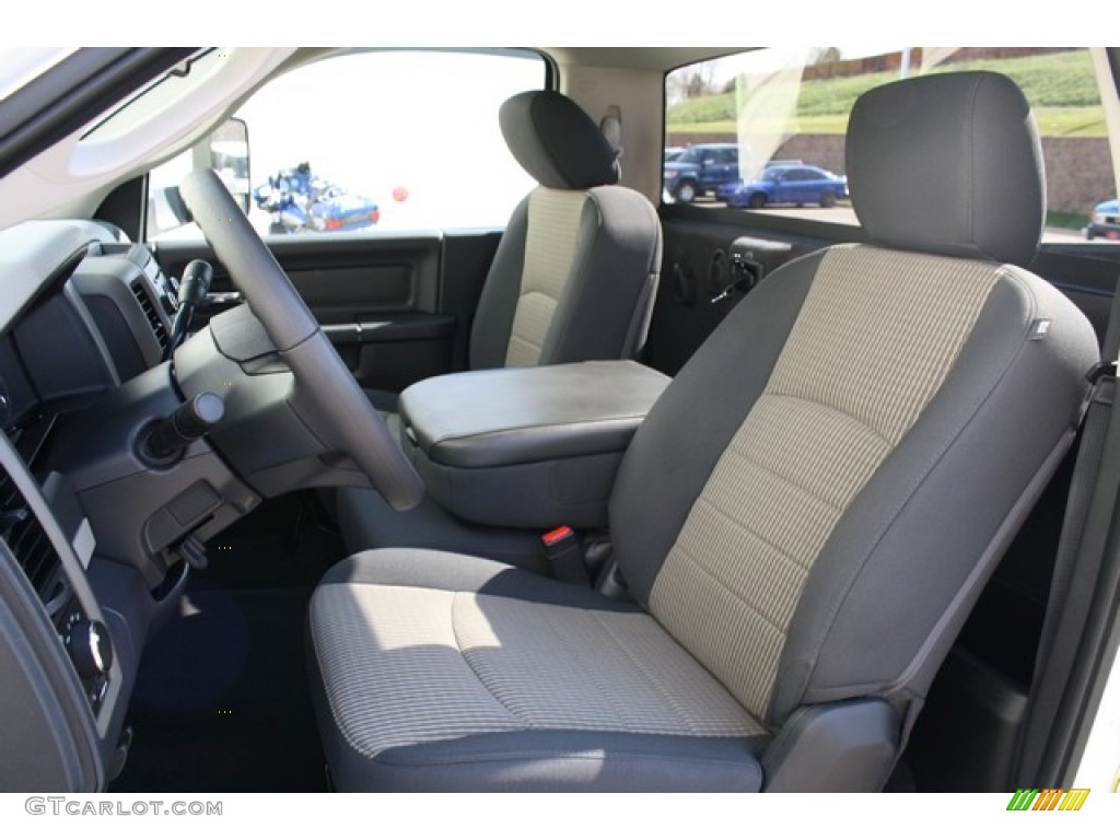 2012 Dodge Ram 3500 HD ST Regular Cab 4x4 Dually Front Seat Photo #80950783