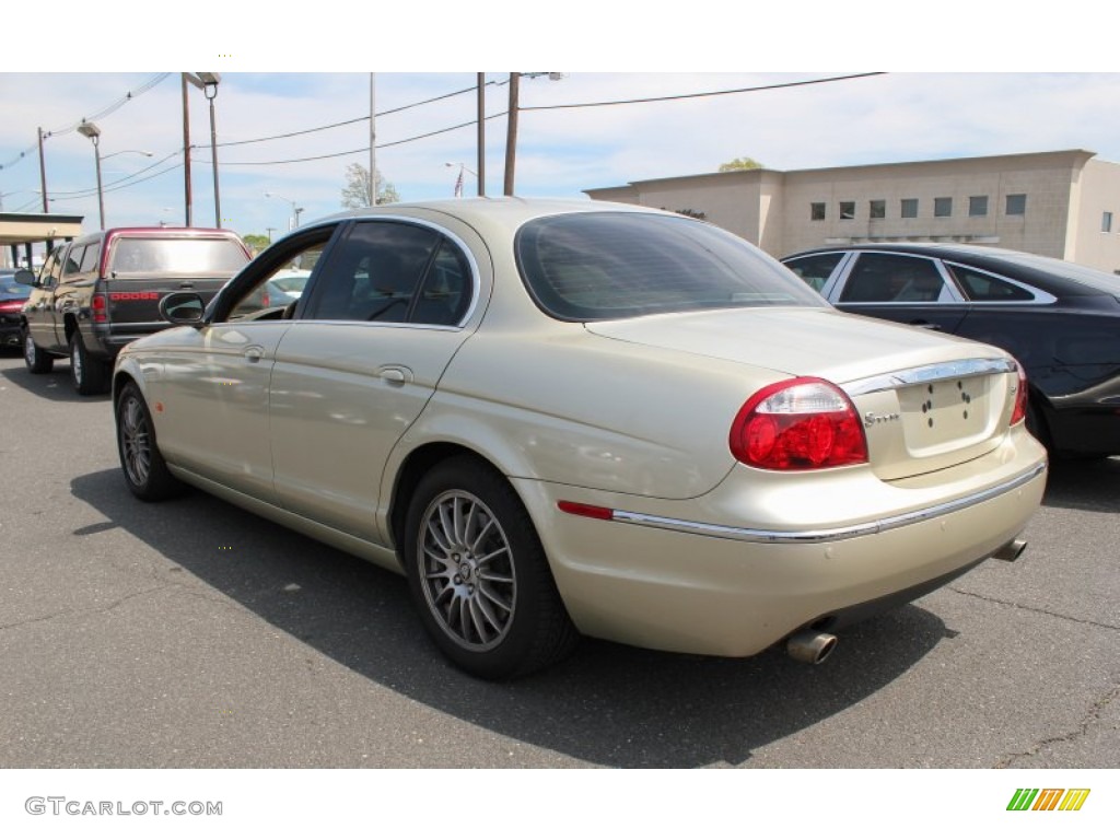 2006 S-Type 3.0 - Winter Gold Metallic / Champagne photo #4