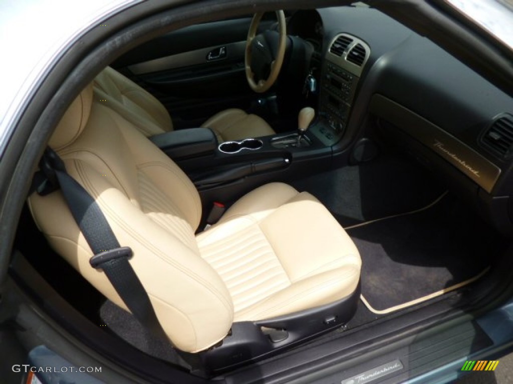 Black Ink/Light Sand Interior 2005 Ford Thunderbird Premium Roadster Photo #80951184