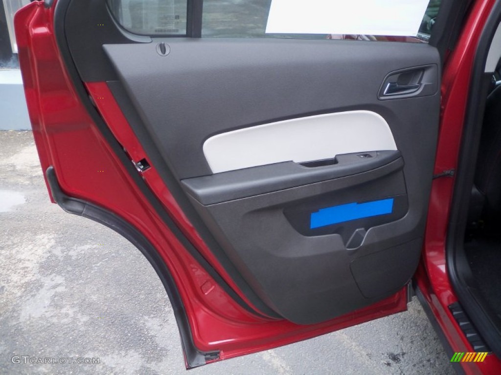 2013 Equinox LT AWD - Crystal Red Tintcoat / Light Titanium/Jet Black photo #11