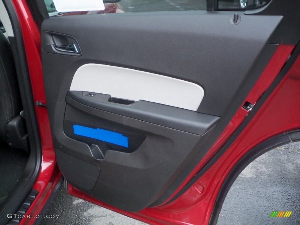 2013 Equinox LT AWD - Crystal Red Tintcoat / Light Titanium/Jet Black photo #13