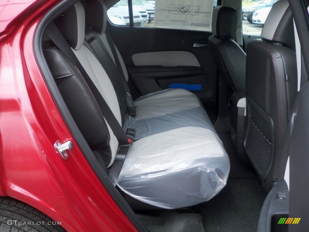 2013 Equinox LT AWD - Crystal Red Tintcoat / Light Titanium/Jet Black photo #14