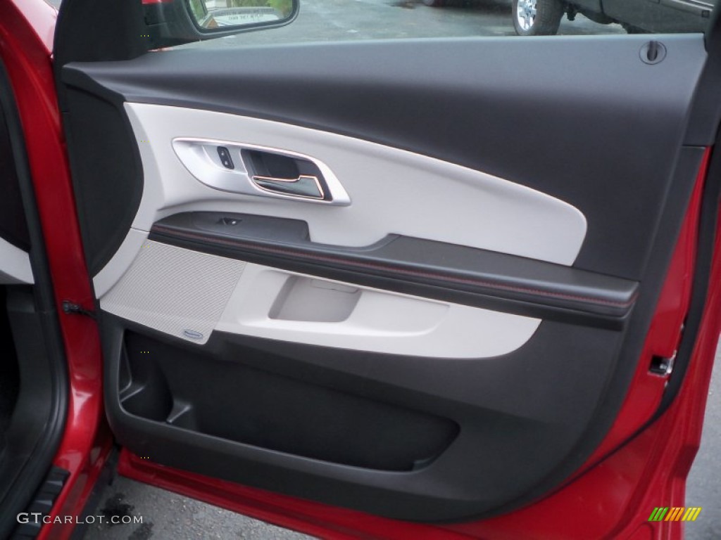 2013 Equinox LT AWD - Crystal Red Tintcoat / Light Titanium/Jet Black photo #16