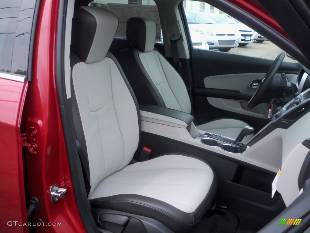 2013 Equinox LT AWD - Crystal Red Tintcoat / Light Titanium/Jet Black photo #17