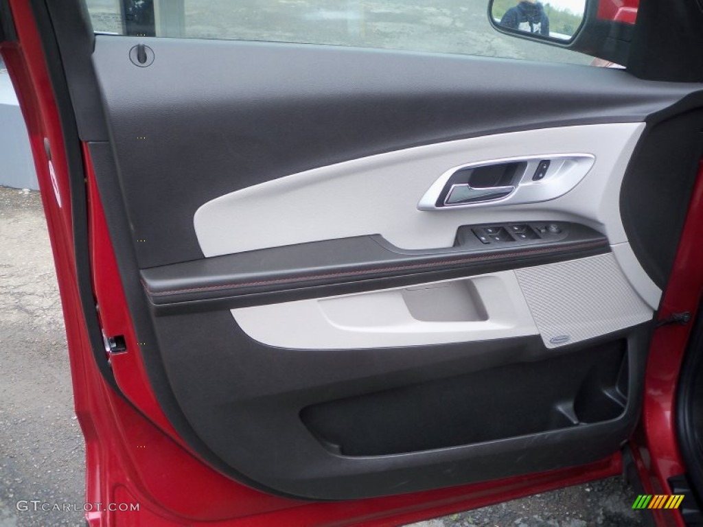 2013 Equinox LT AWD - Crystal Red Tintcoat / Light Titanium/Jet Black photo #19