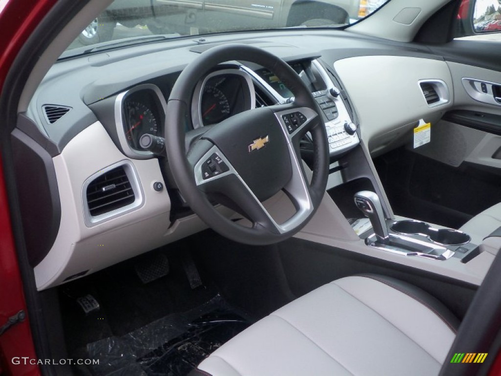 2013 Equinox LT AWD - Crystal Red Tintcoat / Light Titanium/Jet Black photo #21