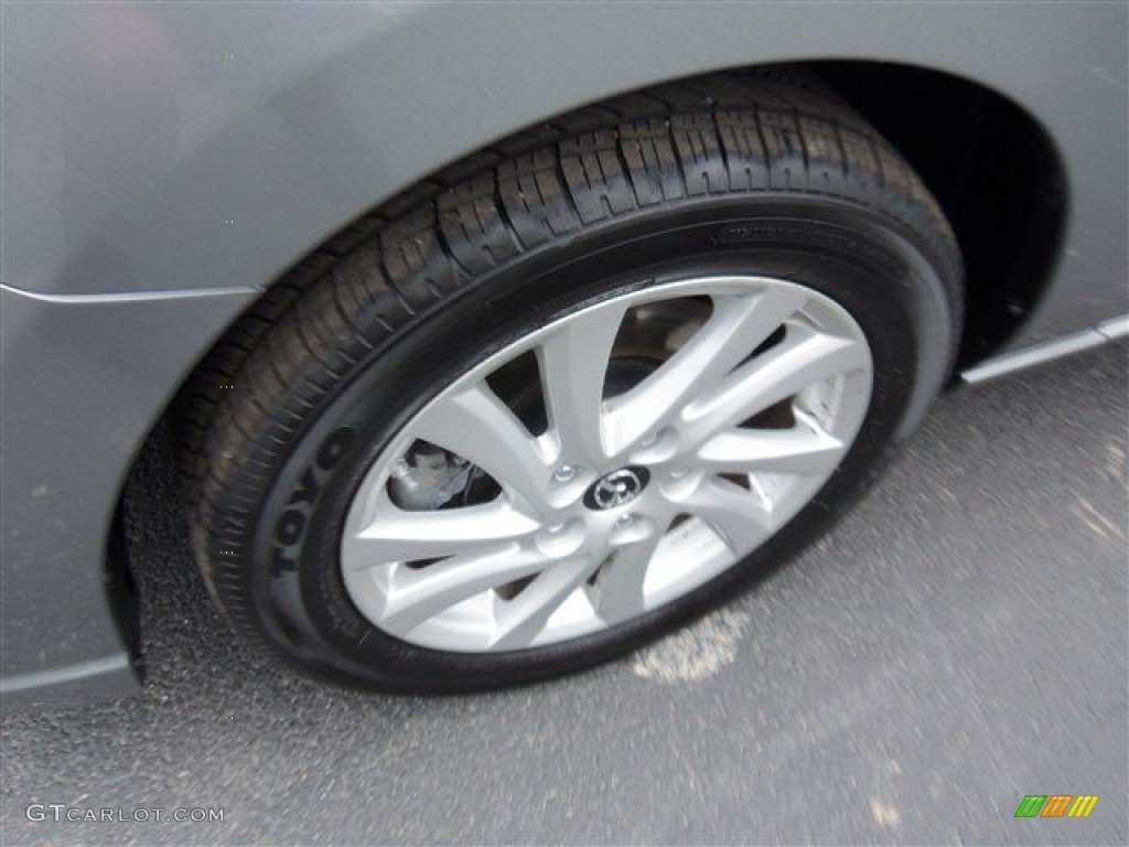 2013 MAZDA5 Sport - Liquid Silver Metallic / Black photo #3