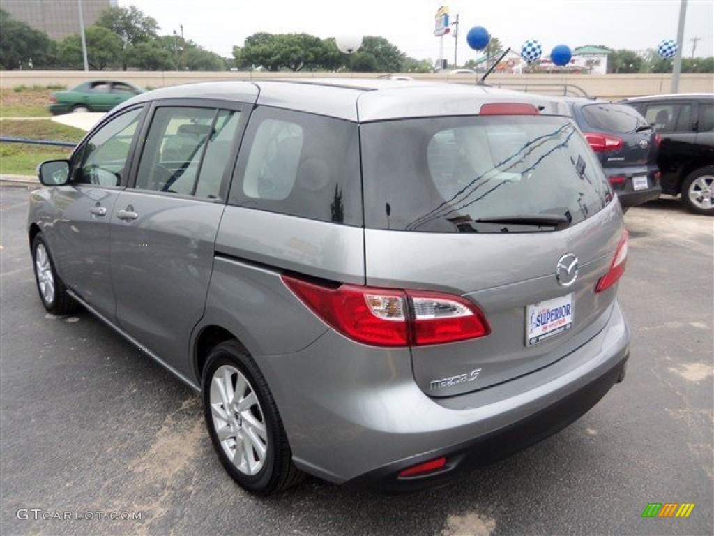 2013 MAZDA5 Sport - Liquid Silver Metallic / Black photo #6
