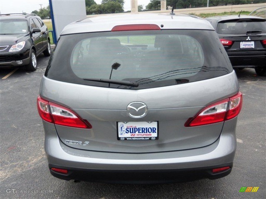 2013 MAZDA5 Sport - Liquid Silver Metallic / Black photo #7