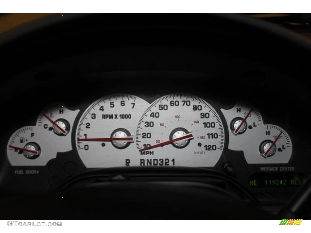 2002 Mercury Mountaineer AWD Gauges Photos