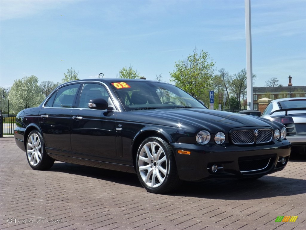 Ebony Black 2008 Jaguar XJ XJ8 Exterior Photo #80954901