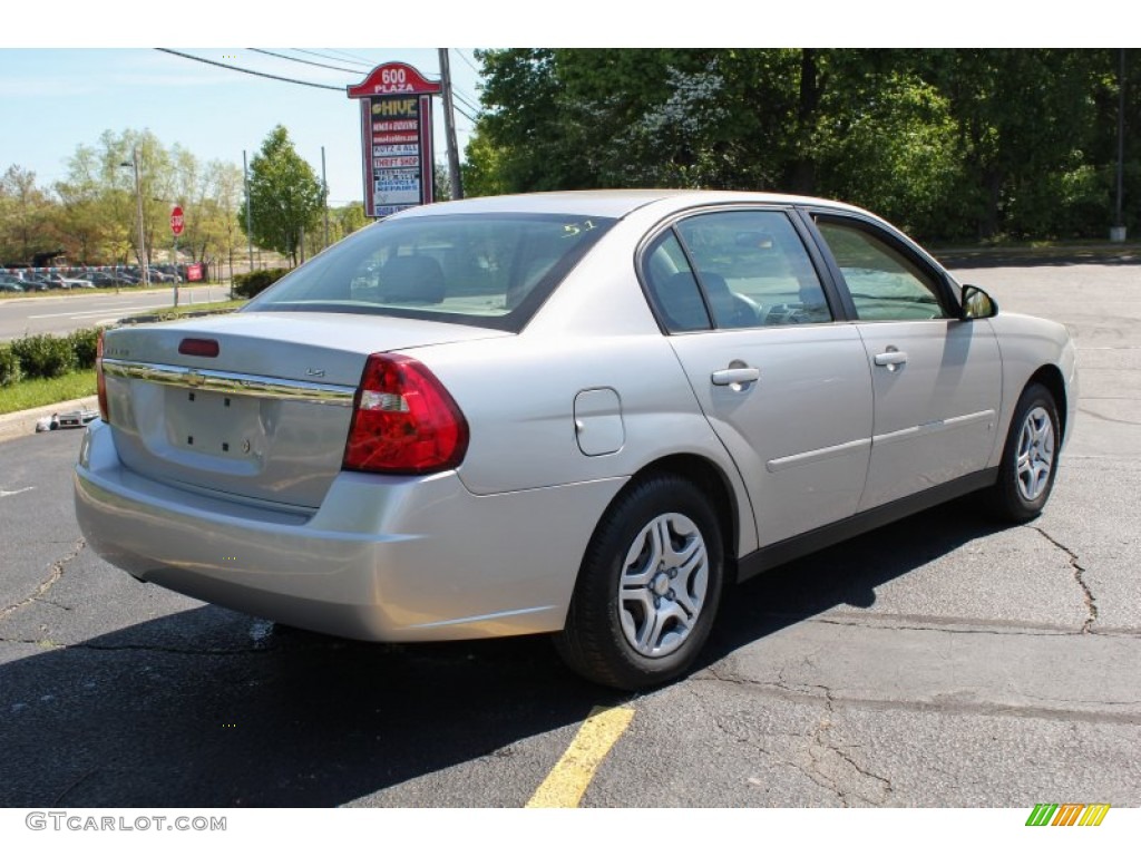 2006 Malibu LS Sedan - Silverstone Metallic / Titanium Gray photo #6