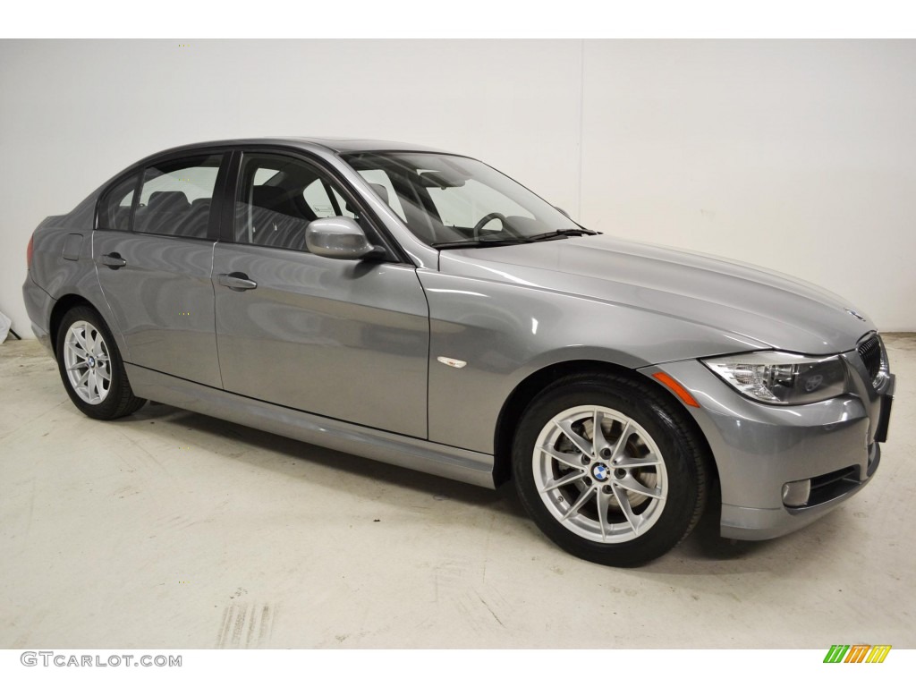 2010 3 Series 328i Sedan - Space Gray Metallic / Black photo #2