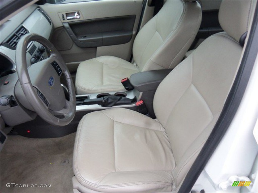 Medium Stone Interior 2010 Ford Focus SEL Sedan Photo #80955490