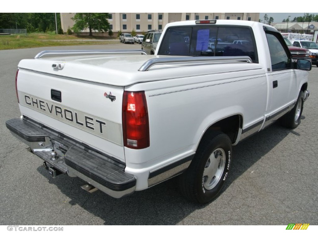1997 C/K C1500 Silverado Regular Cab - Olympic White / Neutral Shale photo #5