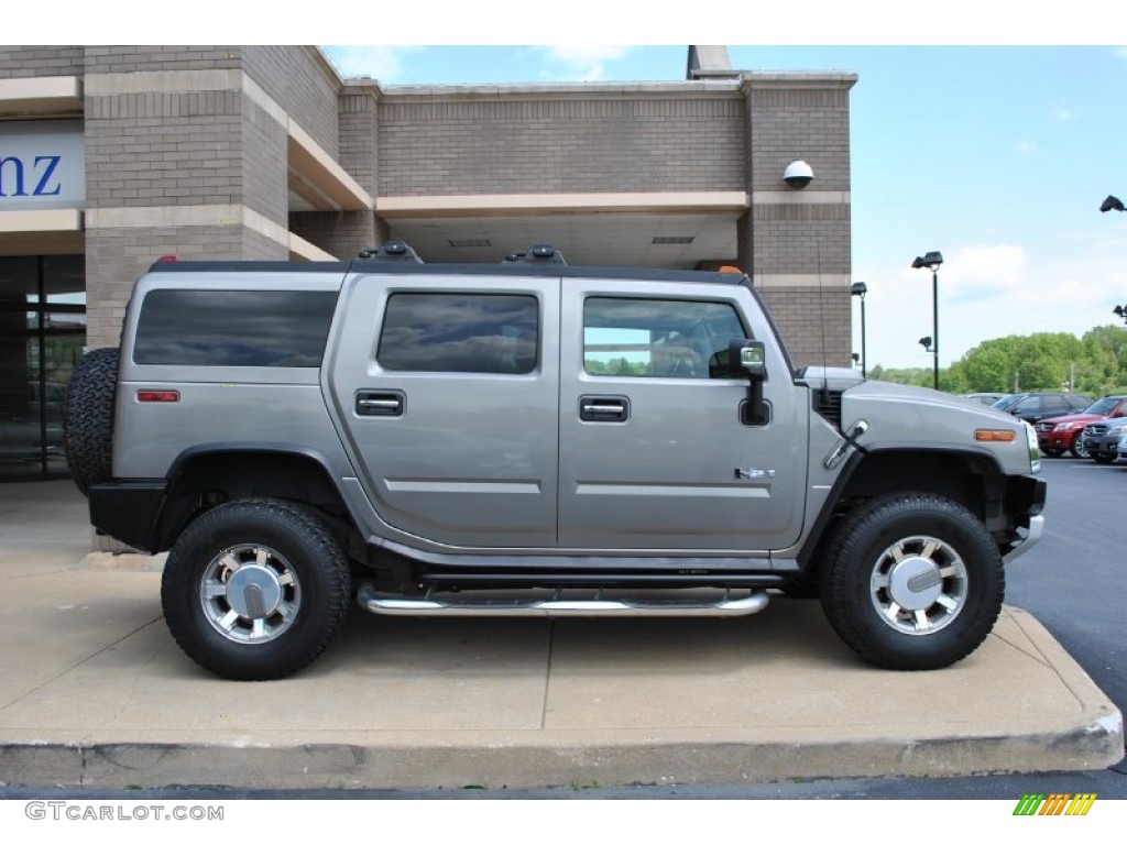 Graystone Metallic 2008 Hummer H2 SUV Exterior Photo #80956123