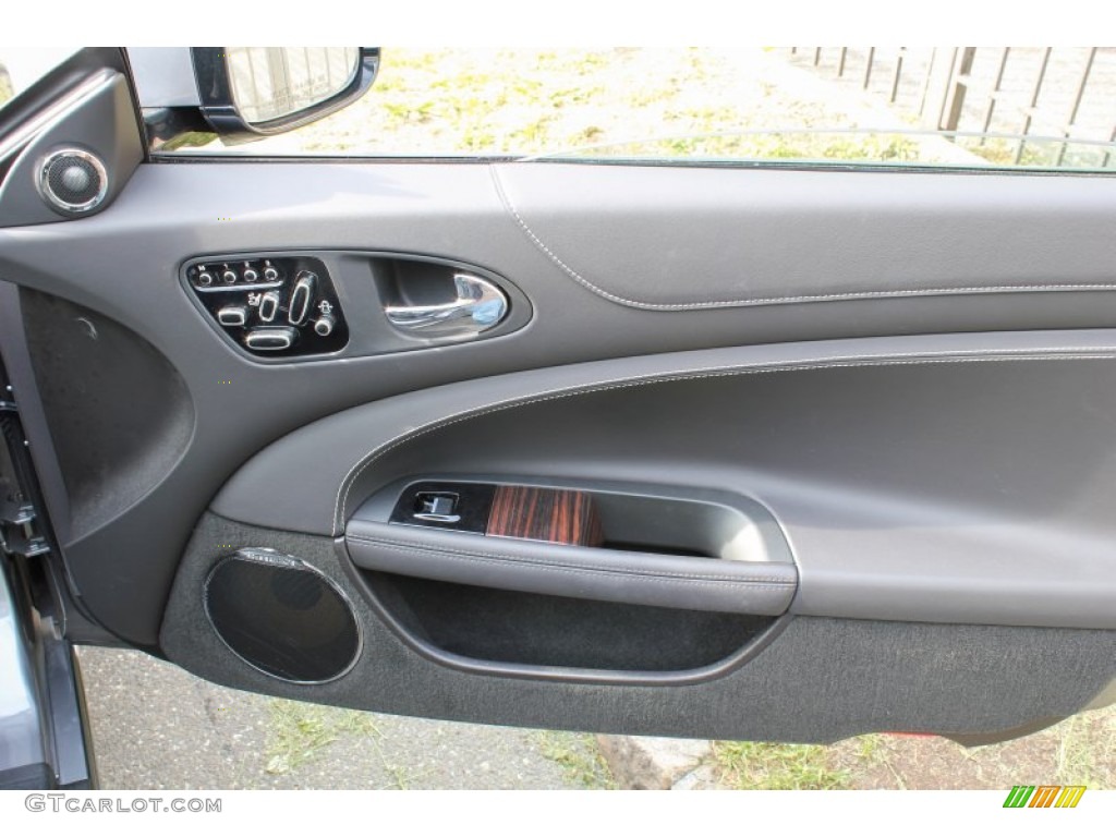2012 Jaguar XK XK Coupe Warm Charcoal/Warm Charcoal Door Panel Photo #80956141
