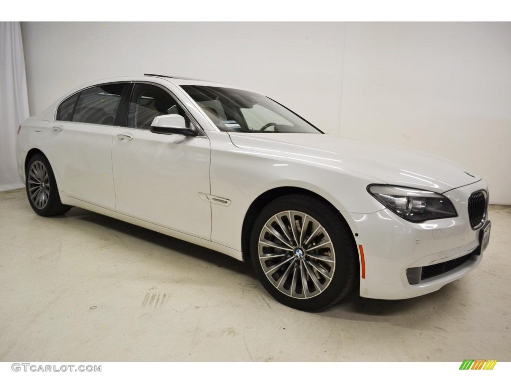 Mineral White Metallic 2011 BMW 7 Series 750Li Sedan Exterior Photo #80956990