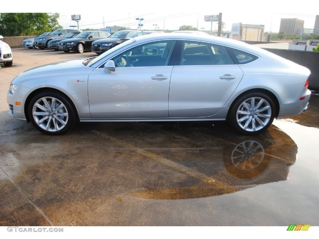 Ice Silver Metallic 2013 Audi A7 3.0T quattro Premium Plus Exterior Photo #80957161