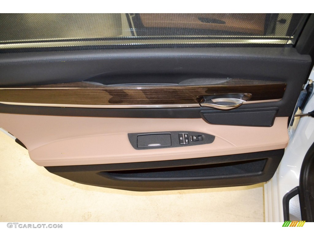 2011 7 Series 750Li Sedan - Mineral White Metallic / Saddle/Black Nappa Leather photo #16
