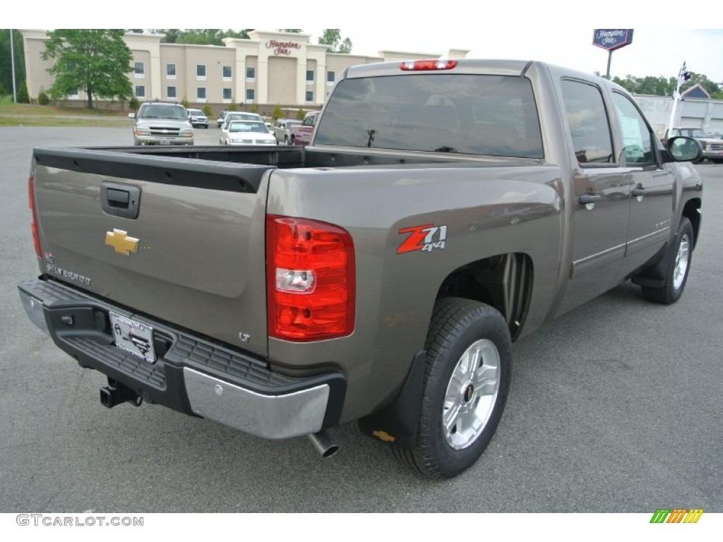 2013 Silverado 1500 LT Crew Cab 4x4 - Mocha Steel Metallic / Light Cashmere/Dark Cashmere photo #5