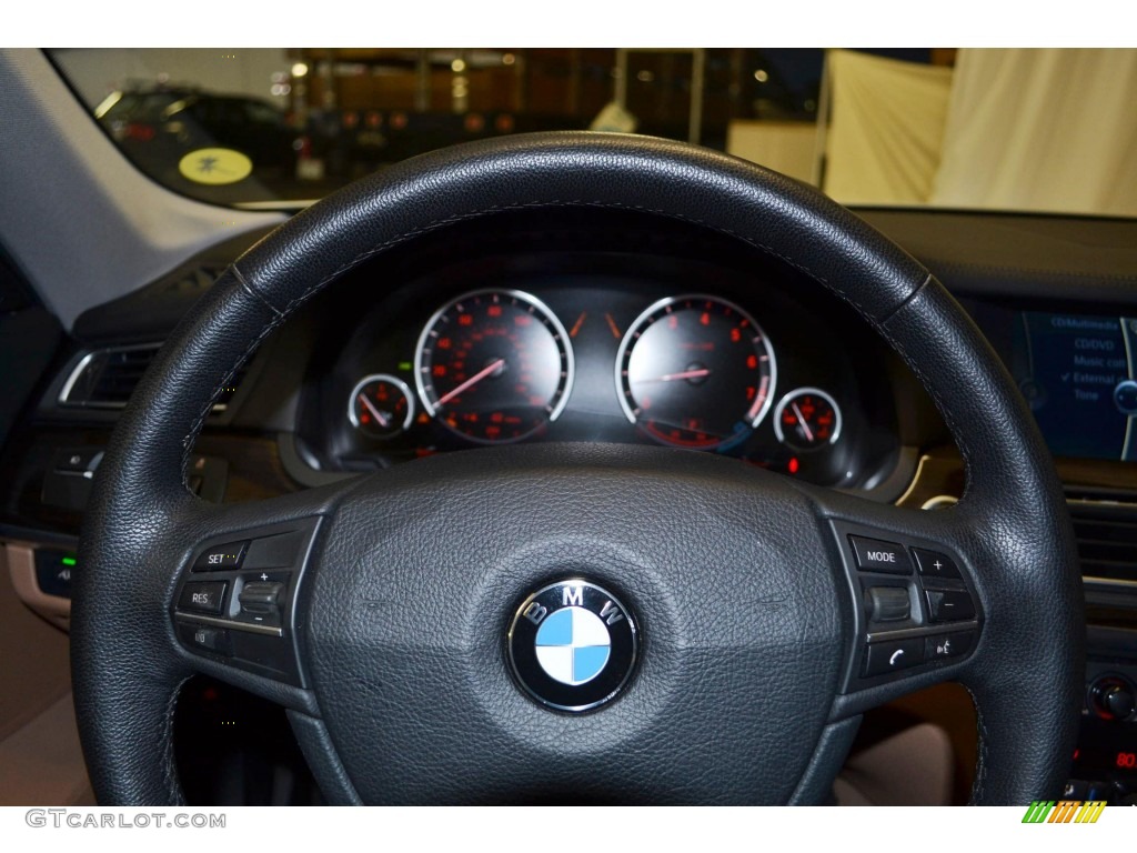 2011 7 Series 750Li Sedan - Mineral White Metallic / Saddle/Black Nappa Leather photo #21