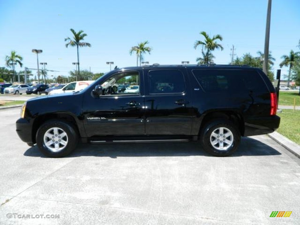 2013 Yukon XL SLT - Onyx Black / Ebony photo #6