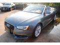 2013 Monsoon Gray Metallic Audi A5 2.0T Cabriolet  photo #3