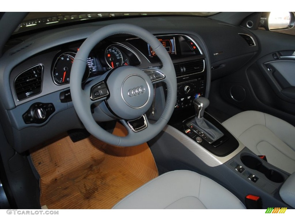 Titanium Grey/Steel Grey Interior 2013 Audi A5 2.0T Cabriolet Photo #80958457