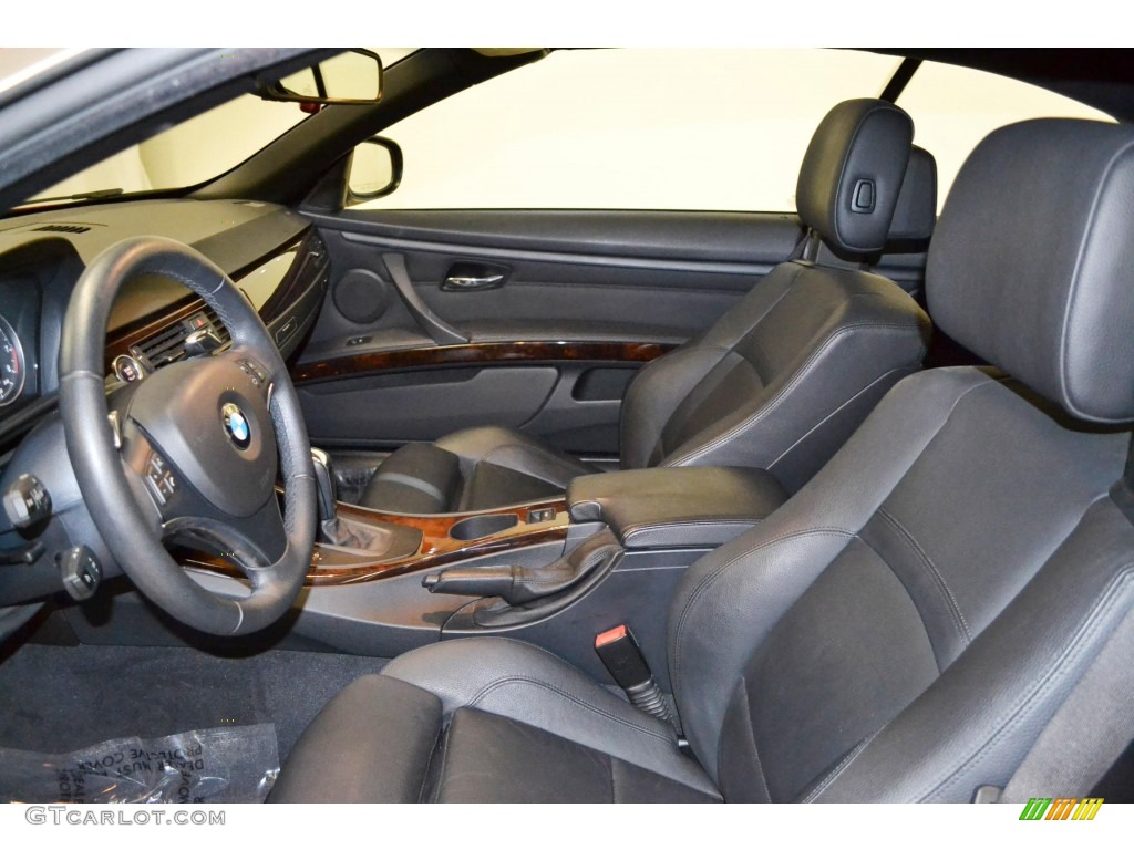 Black Interior 2010 BMW 3 Series 328i Convertible Photo #80959051