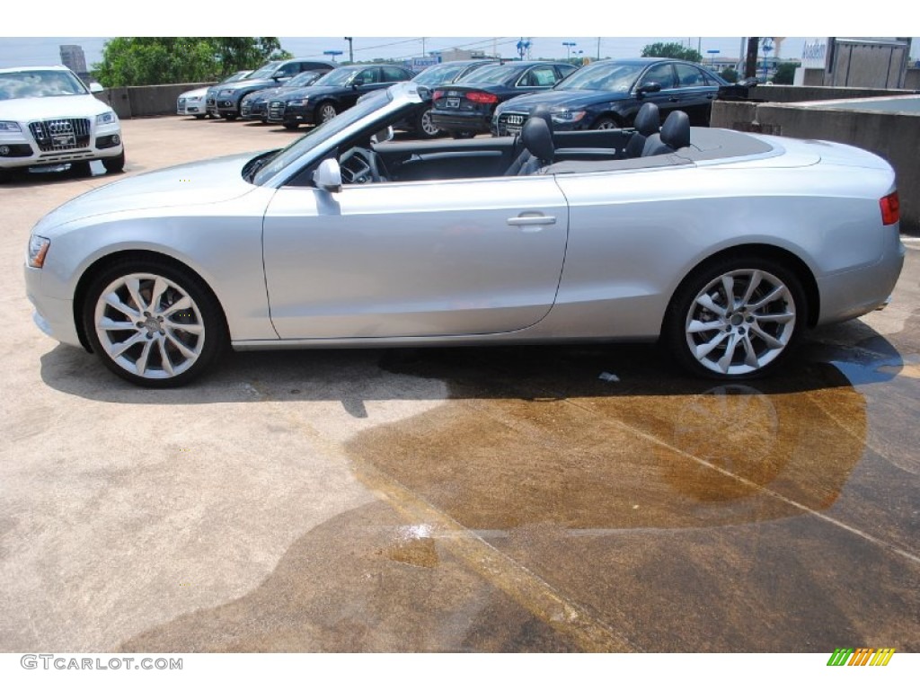 Ice Silver Metallic 2013 Audi A5 2.0T Cabriolet Exterior Photo #80959309