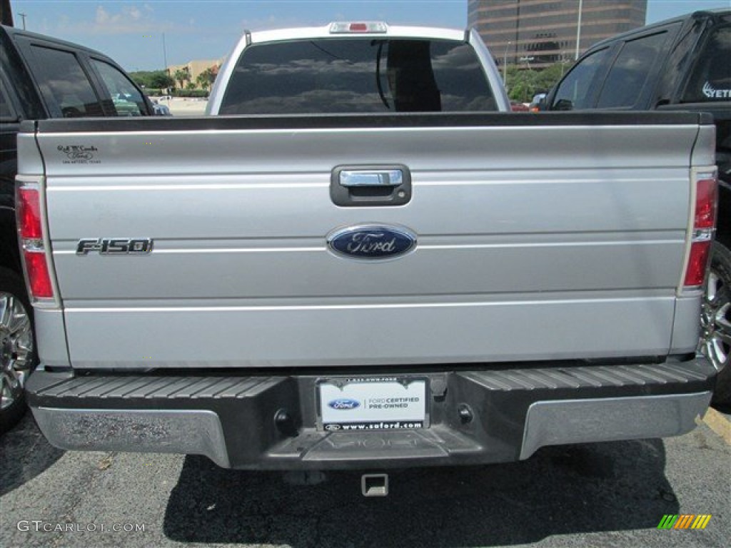 2010 F150 XLT SuperCab - Ingot Silver Metallic / Medium Stone photo #6